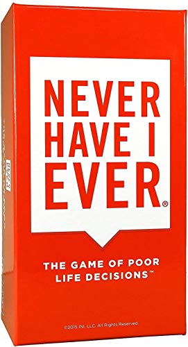 INI Never Have I Ever Card Game - The Game of Poor Life Decisions