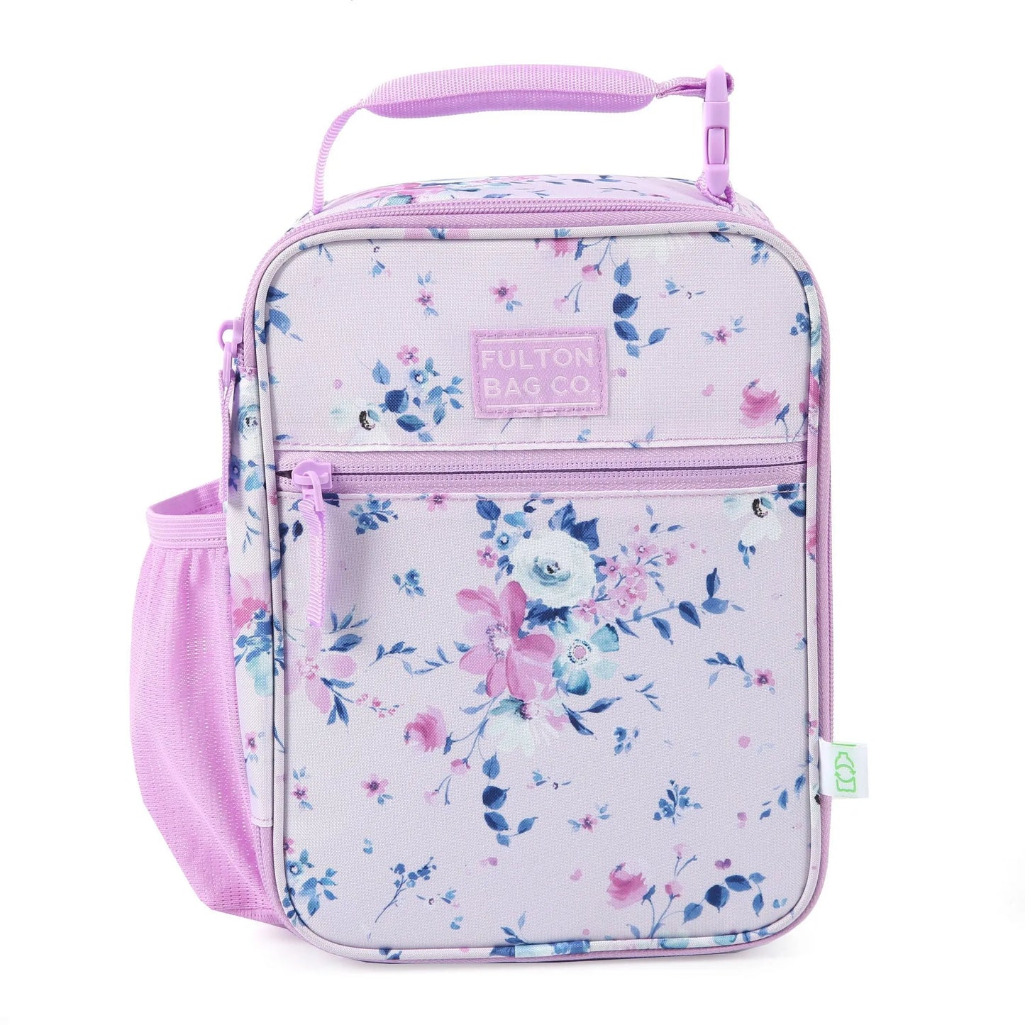 Fulton Bag Co. Floral Lilac Upright Lunch Bag