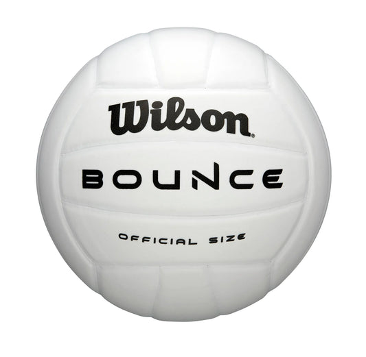 Wilson Bounce Indoor Volleyball with regulation size and V-Tec seams for better handling