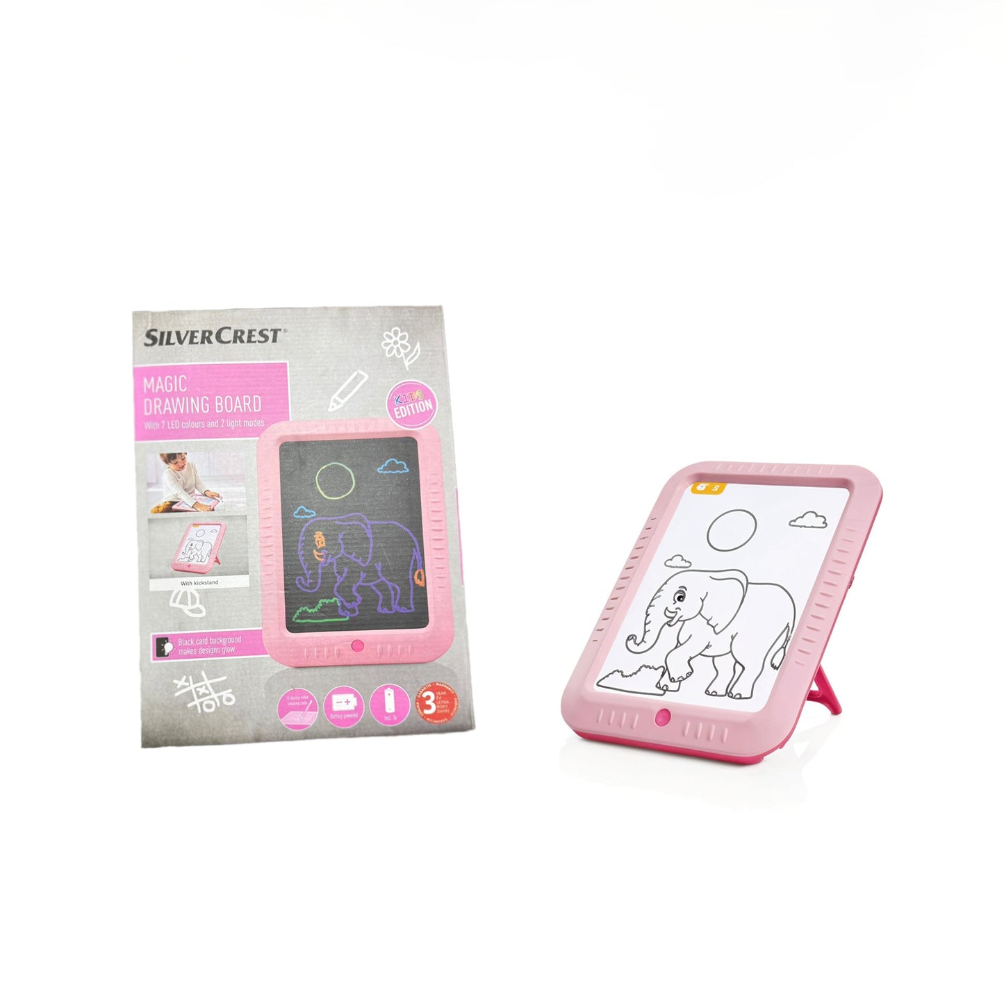 Beram.ae Silver Crest Magic Drawing Board Kids Edition