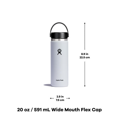 Hydro Flask 20 Oz Wide Flex Cap Insulated Water Bottle