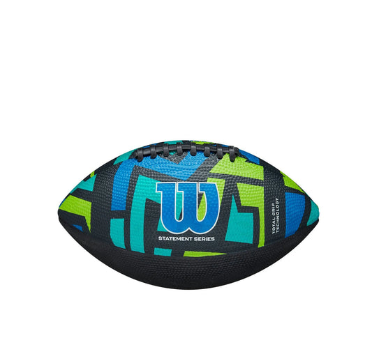 Wilson NCAA Statement Junior Football with unique pattern and all-weather surface