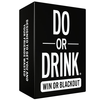 Do or Drink card game with 350 cards for adults, perfect for parties and celebrations