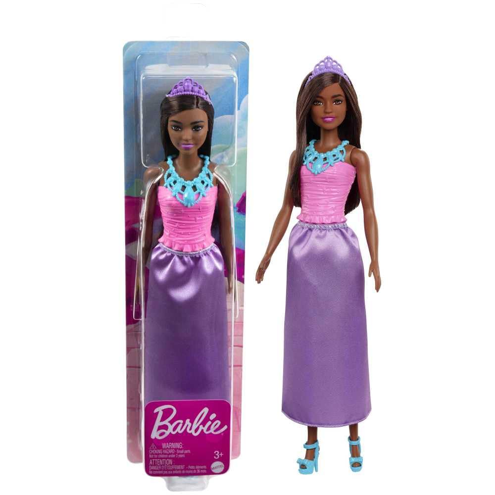 Barbie Fantasy Princess Doll in Pink and Purple Dress