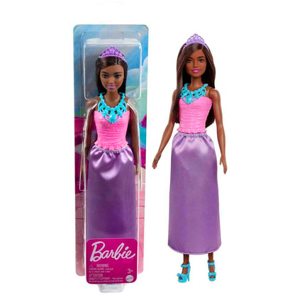 Barbie Fantasy Princess Doll in Pink and Purple Dress