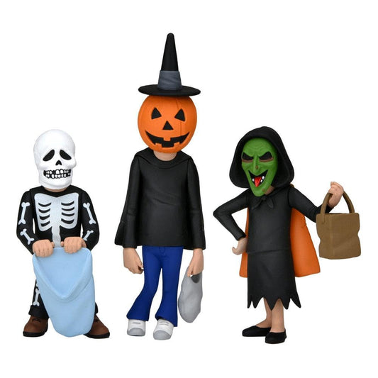 NECA's Halloween 3 Toony Terrors Trick Or Treaters 6-inch scale action figure set