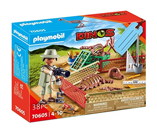 PLAYMOBIL Palaeontologist Dinosaur Themed Playset