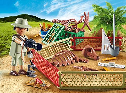 PLAYMOBIL Palaeontologist Dinosaur Themed Playset