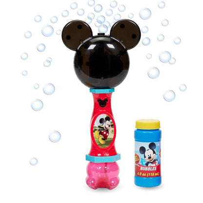 Disney Mickey Mouse Light and Sound Musical Bubble Wand with Mickey Mouse Bubble Solution