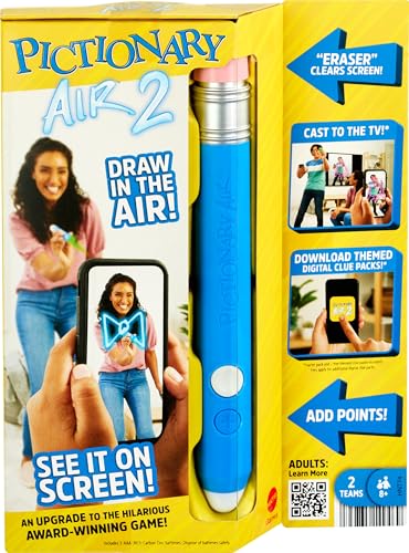 Mattel Games Pictionary Air 2 Interactive Drawing Game