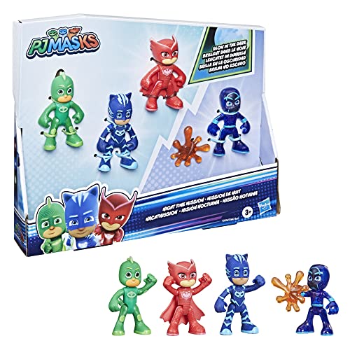PJ Masks Night Time Mission Action Figure Set