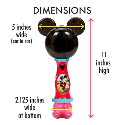 Little Kids Disney Mickey Mouse Light and Sound Musical Bubble Wand