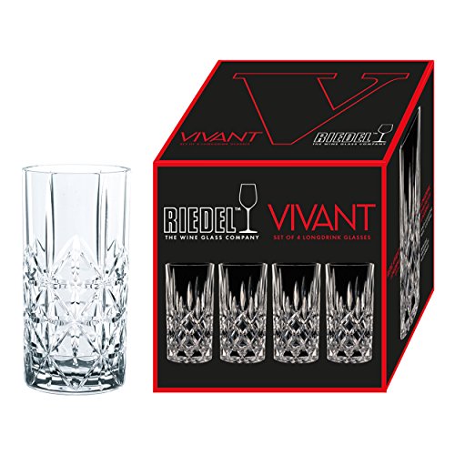 Riedel Vivant Long Drink Crystal Glass Set