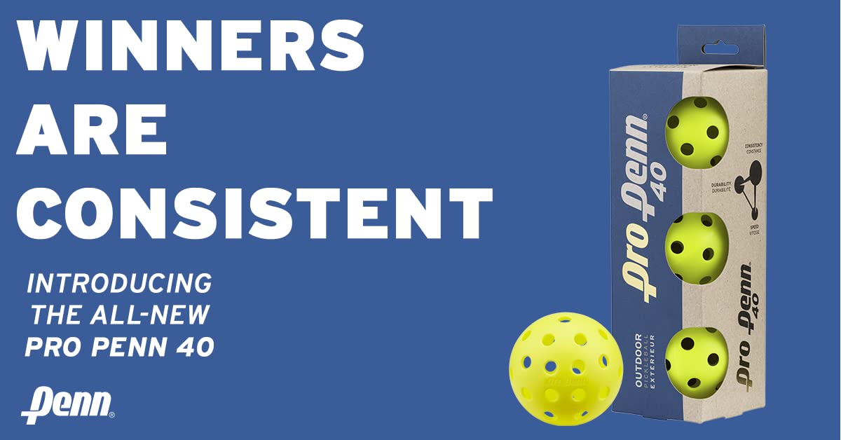 Penn Pro Pickleball Outdoor Balls for Tournament Play