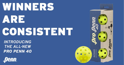Penn Pro Pickleball Outdoor Balls for Tournament Play