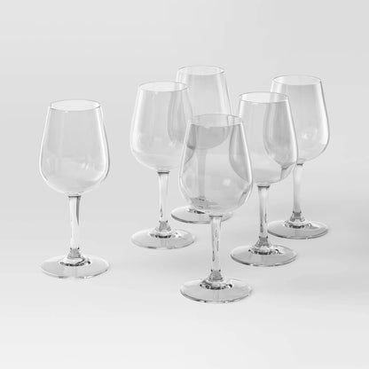 Threshold Stemmed Hutton 6-Piece Wine Glass Set