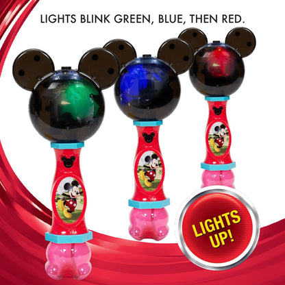 Little Kids Disney Mickey Mouse Light and Sound Musical Bubble Wand