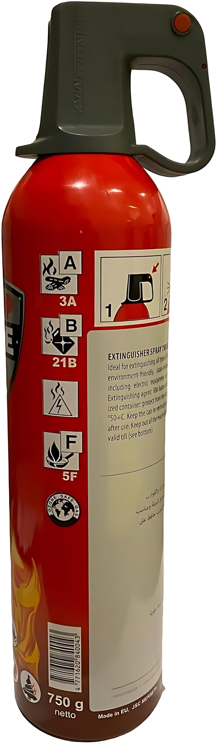 Biki Instant Fire Extinguisher Spray 750ML