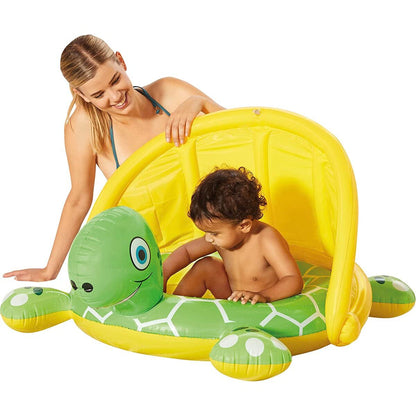 Happy People Frog Design Baby Pool with Sunshade
