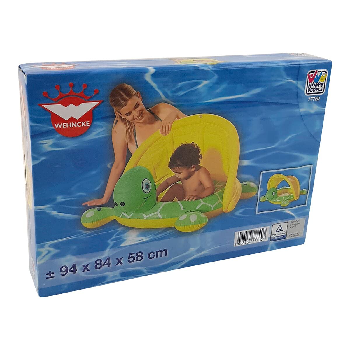 Happy People Frog Design Baby Pool with Sunshade
