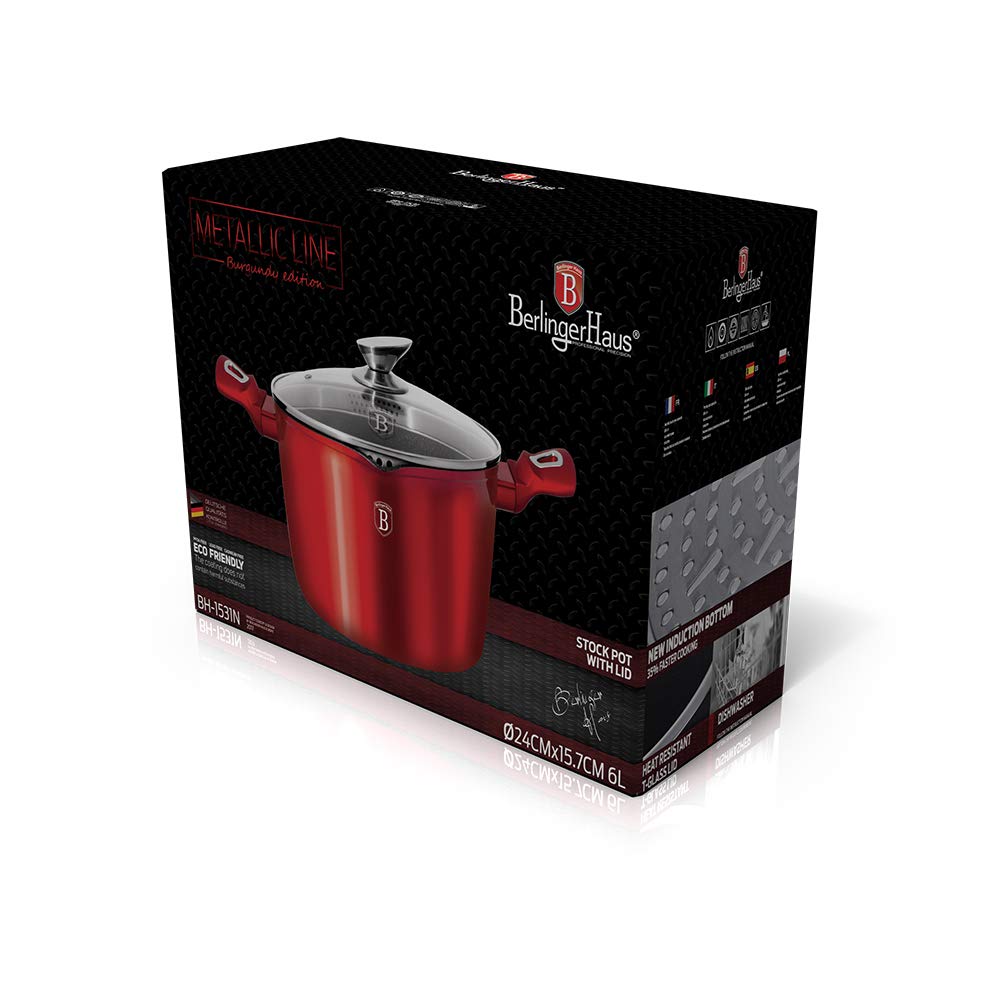 Berlinger Haus BH-1531 Non-Stick Pasta and Rice Pot with Lid
