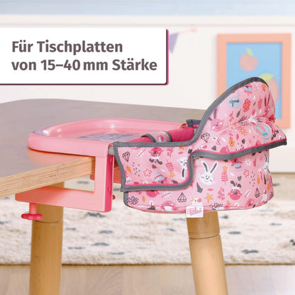 BABY Born Table Seat for Dolls, Practical and Hygienic