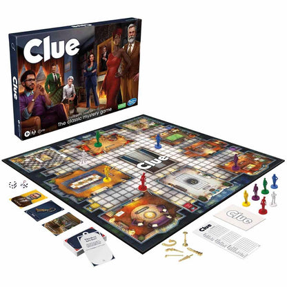 Hasbro Gaming Cluedo Board Game for Detective Mystery