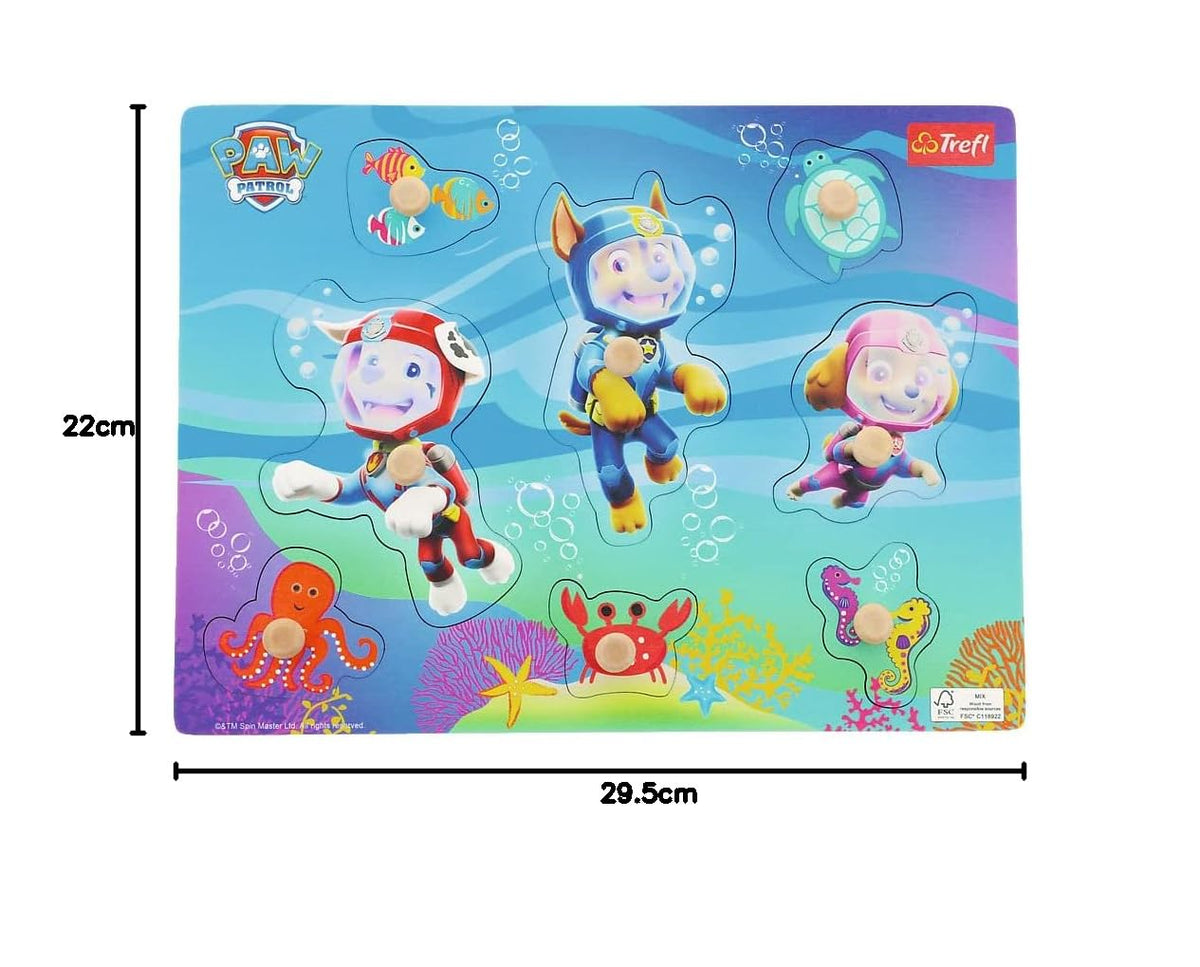 Trefl Paw Patrol Underwater Wooden Puzzle