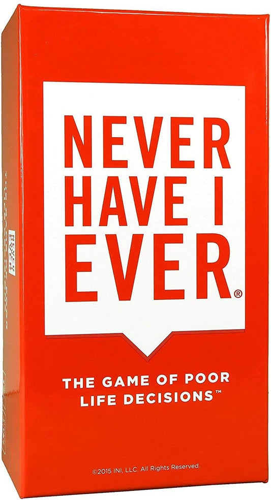 Never Have I Ever card game with 550 cards for memorable fun nights