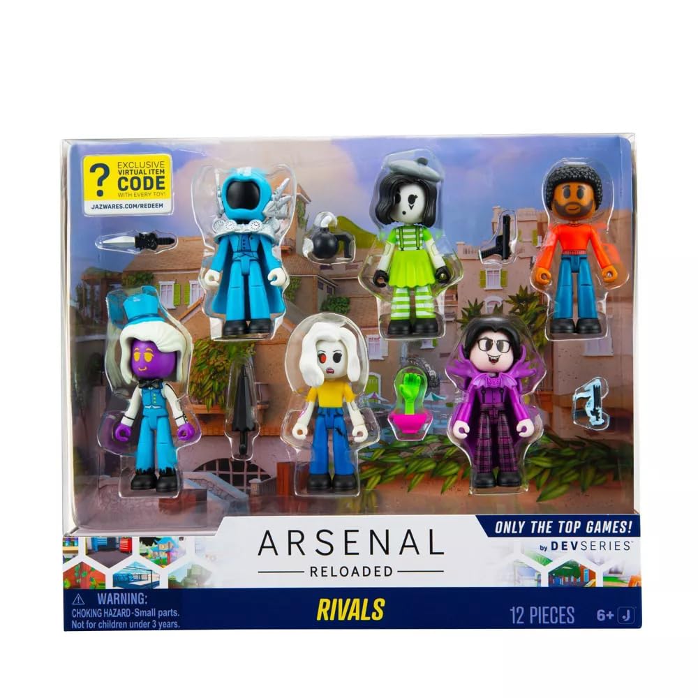 DevSeries Arsenal Rivals multipack with six 7 cm figures and unique accessories