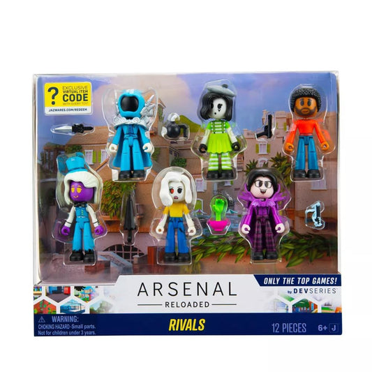 DevSeries Arsenal Rivals multipack with six 7 cm figures and unique accessories