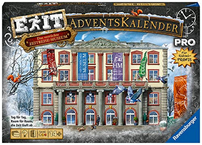 Ravensburger EXIT Adventskalender: Crazy Time Travel Museum Puzzle