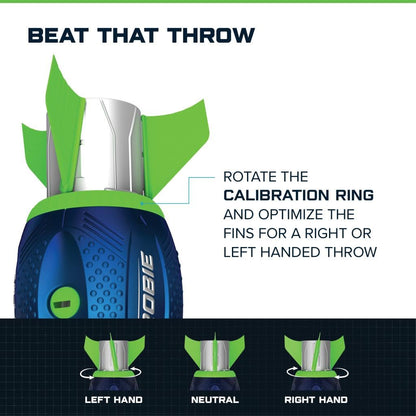 Aerobie Sonic Fin Football - Aerodynamic Russel Wilson Foam Football Toy