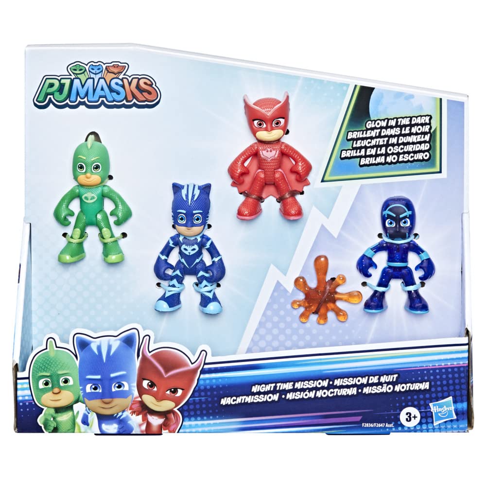 PJ Masks Night Time Mission Action Figure Set