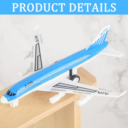 ZPLASK Metal Pull Back Toy Aeroplane for Kids