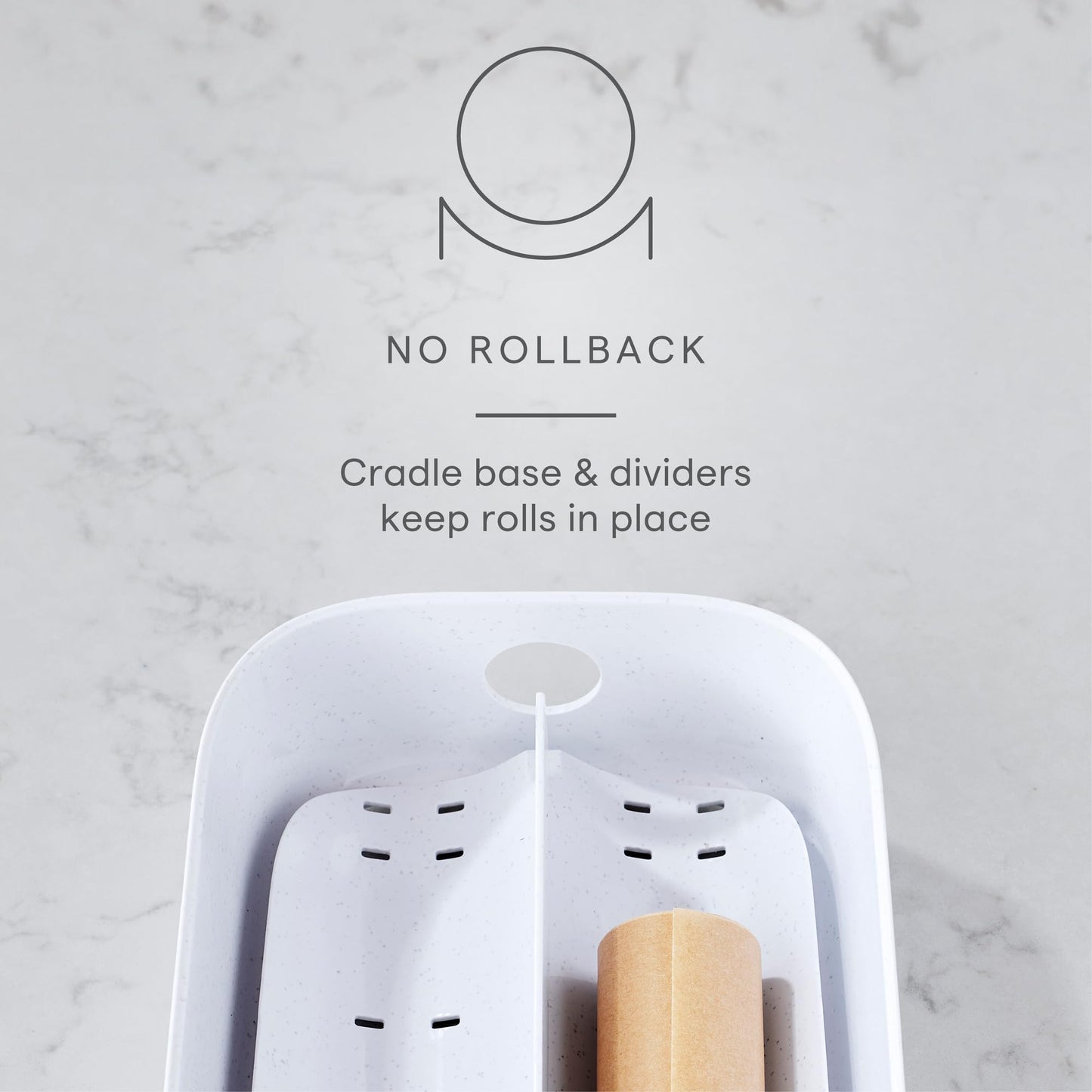 YouCopia StoraRoll 2-in-1 Wrap Dispenser and Drawer Organizer