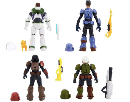 Disney Lightyear 5" Action Figure Pack with Buzz, Sox, and More