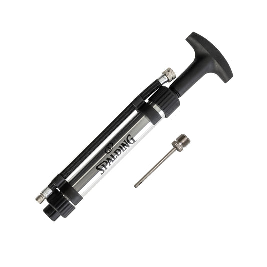 Spalding 6" Dual Action Pump with built-in storage for needle and toy adapter