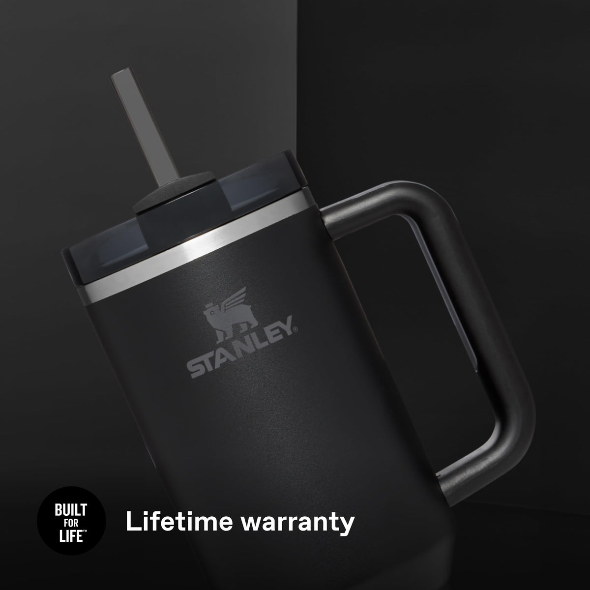 Stanley Quencher H2.0 Flowstate Tumbler 1.2L Black