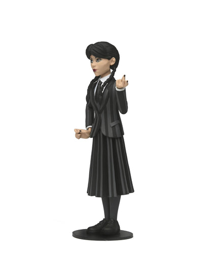 NECA Wednesday Addams 6-Inch Action Figure in Nevermore Uniform