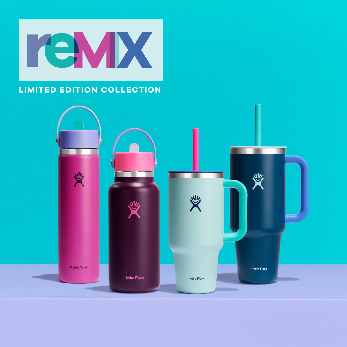 Hydro Flask 24 oz Wide Mouth Water Bottle with Flex Straw Cap