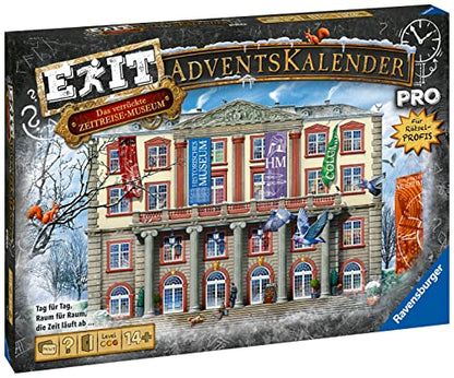 Ravensburger EXIT Adventskalender: Crazy Time Travel Museum Puzzle