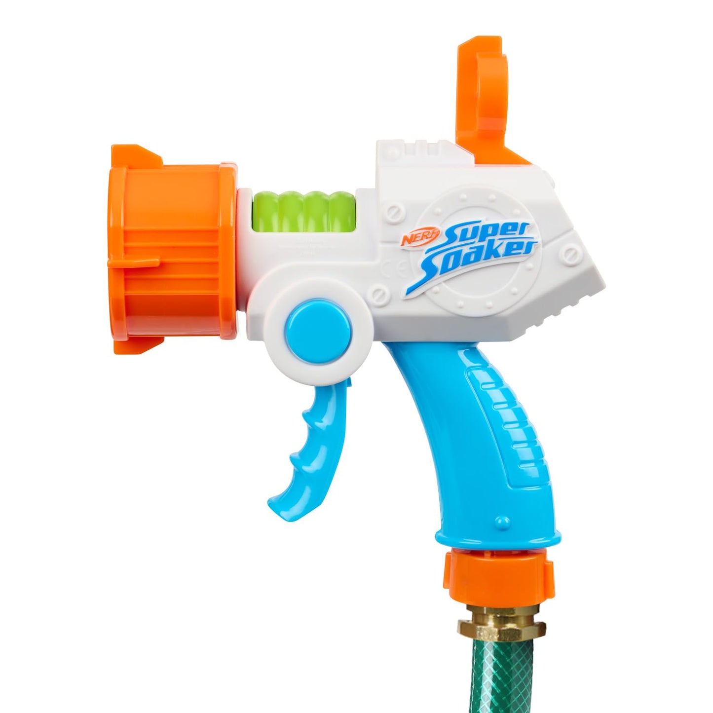 NERF Super Soaker Quadblast Blaster with 4 Jet Modes for exciting water battles