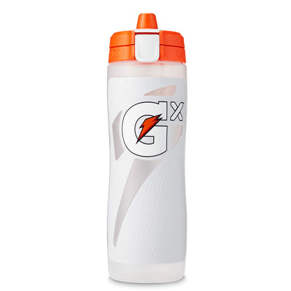 Gatorade Gx 30 oz Refillable Squeeze Bottle with customizable ID ring and Gator-Skin grip