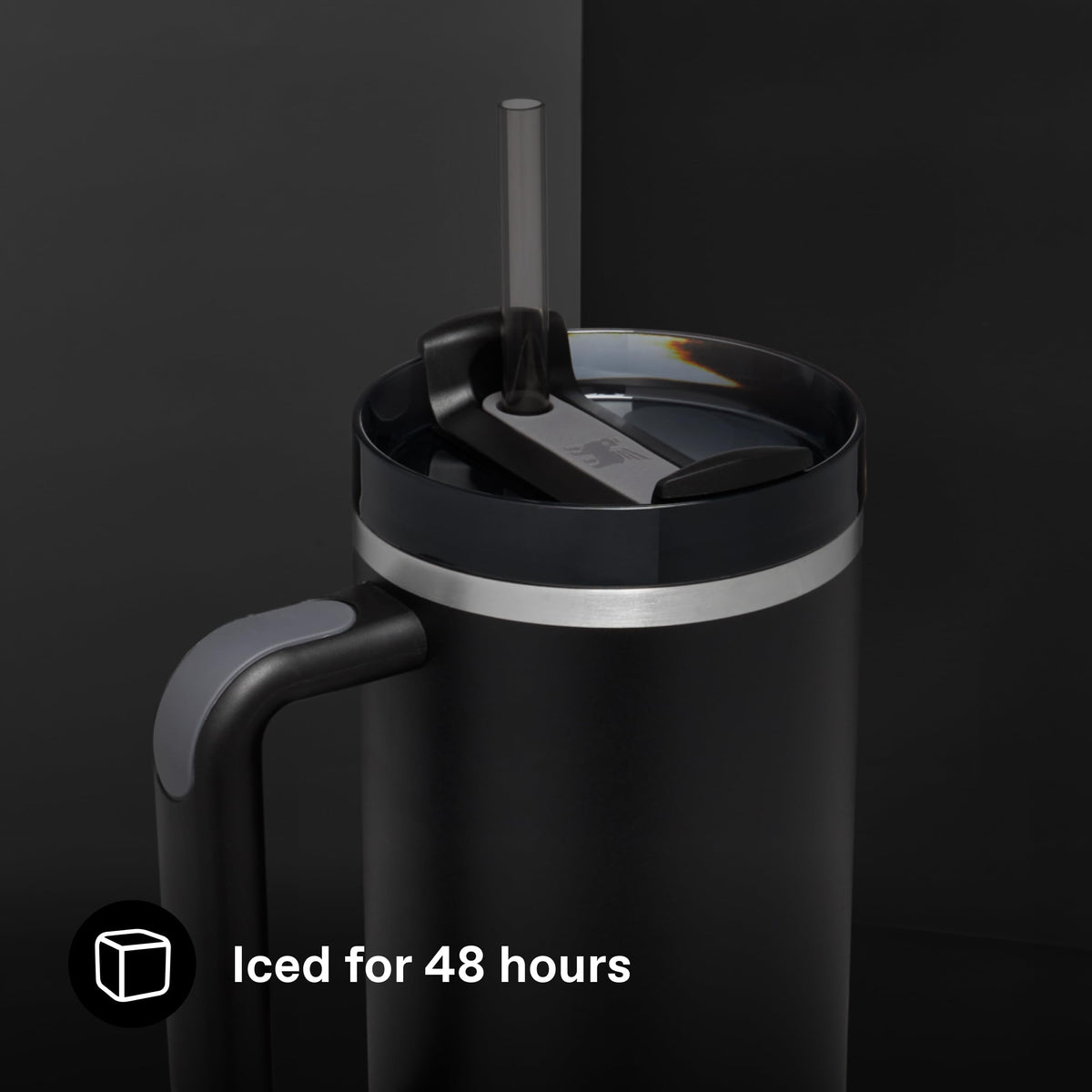 Stanley Quencher H2.0 Flowstate Tumbler 1.2L Black