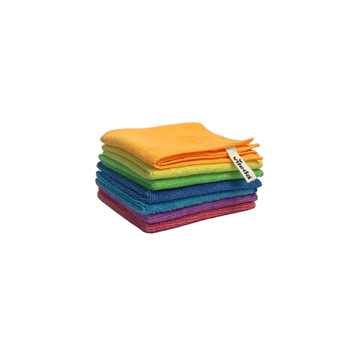 Vileda Microfibre Pack of 4 Dish Cloths for All Cleaning Needs