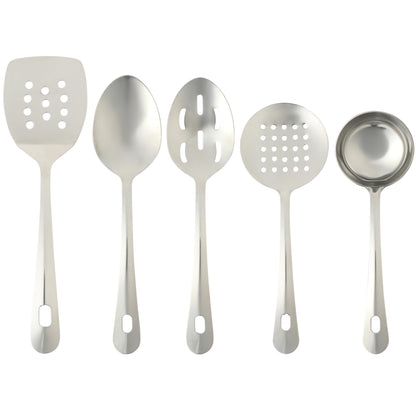 Gibson Home Trillium Plus 24-Piece Stainless Steel Flatware Set