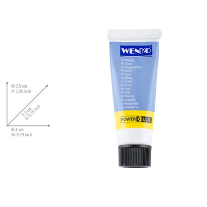 WENKO Power-Loc Glue - 10 ML, Strong Adhesive for Wall Mounting