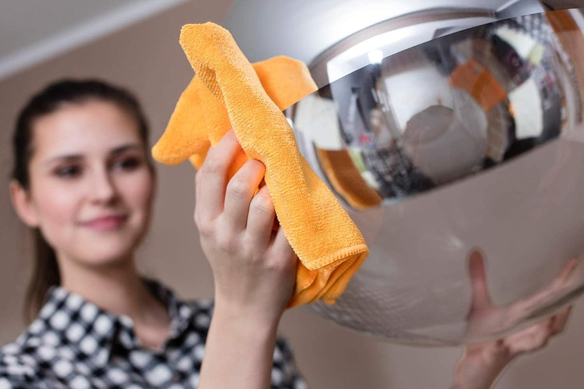 Vileda Microfibre Pack of 4 Dish Cloths for All Cleaning Needs