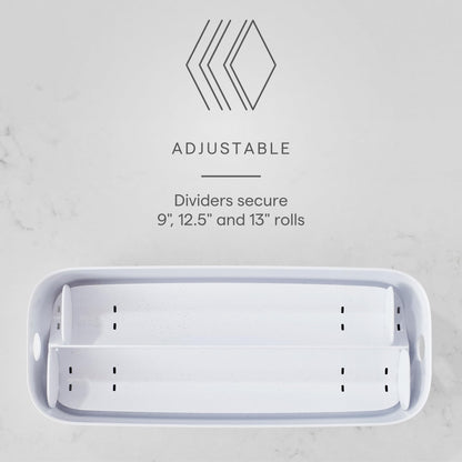 YouCopia StoraRoll 2-in-1 Wrap Dispenser and Drawer Organizer